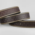 thumbnail image 2 of Ceisia Men Vintage Embossed Leather Western Cowboy Belt Turquoise Inlay Big Rectangle Buckle Retro Denim Jeans Waist Belt Country Costume Accessory Gift, 2 of 6