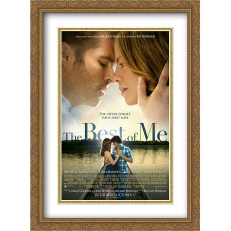 The Best of Me 28x38 Double Matted Large Large Gold Ornate Framed Movie Poster Art