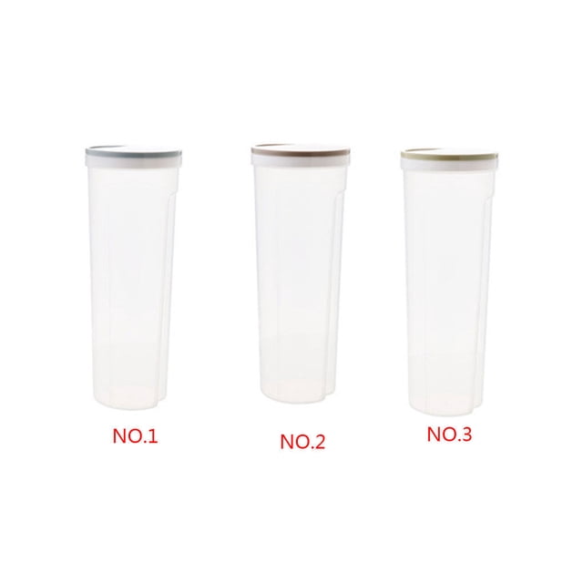 Baohd Spaghetti Plastic Noodles Container Grain Cereal Nuts Beans Food Storage Box and Locking Lids
