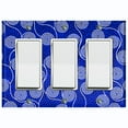 thumbnail image 1 of Metal Light Switch Plate Cover Colorful Safari African Tribal Art Pattern SFR028, 1 of 13