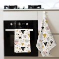 thumbnail image 4 of Sikiie Geometric Triangle Waffle Weave Kitchen Dish Cloth,Super Absorbent Kitchen Dish Towels 16*26 Inches for Dish Rags Washing Dishes, Drying Dishes, 4 of 7