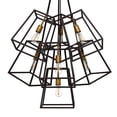 thumbnail image 2 of 7 Light Multi-Tier Foyer In Transitional-Industrial Style 27.75 Inches Wide By 46.25 Inches High-Bronze Finish Hinkley Lighting 3357Bz, 2 of 4