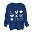 thumbnail image 4 of VBARHMQRT Chandails à Capuchon pour Femmes Chandails de la Saint-Valentin pour Femmes Chandail Graphique Cœur d'Amour Chandail à Enfiler d'Hiver Col Rond Manches Longues Chandails, 4 of 4