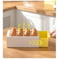 thumbnail image 4 of Oleegame 1PC Produce Storage Egg Rack For Refrigerator Drawer Egg Organizer 12 Egg Organizer For Refrigerator Organization And A Viable Egg Dispenser Yellow, 4 of 9