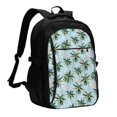 thumbnail image 1 of Balery Flamingos And Palms Mochila con carga USB para hombre y mujer - Mochila impermeable y antirrobo para laptop con puerto USB para viajes, trabajo, 1 of 7
