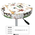 thumbnail image 2 of Kdxio Cute Farm Print Stool Covers Round,Stretch Round Bar Stool Covers Washable Bar Stool Cushion Slipcover for 12-15 Inch Chair, 2 of 5