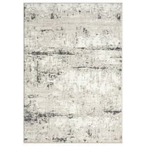 LR Home Antalya Durable Performance Area Rug Indoor in Beige/Gray, 9' x 12'