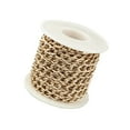 thumbnail image 4 of facefd Curb Chains Twisted Cross Cable Chain DIY Jewelry Findings Materials Golden, 4 of 8