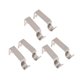 thumbnail image 1 of de 6 Soportes de Barra de Cortina para Cortinas de Metal Plateado para Barra de 15,8 Mm, Resistente, 1 of 7
