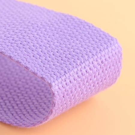HONMEET Exercise Stretching Strap Purple Cotton for Range of Motion and Flexibility