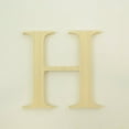 thumbnail image 3 of Package of 1, 6 Inch X 1/2" Thickness Baltic Birch Wood Letter H in The Times New Roman Font, Thick, Upper Case for Art & Craft Project, Made in USA, 3 of 4