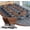Walnut1 47.2", variant on Folding Conference Table with Wheels,Modular Mobile Training Table,Black,6 Pack