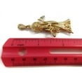 thumbnail image 3 of Santa Muerte Holy Death Grim Reaper 14k Solid Yellow Gold Large Pendant!!, 3 of 3