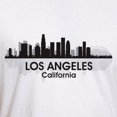 thumbnail image 3 of CafePress - Los Angeles Skyline Fitted T Shirt - Fitted T-Shirt, Vintage Fit Soft Cotton Tee, 3 of 4