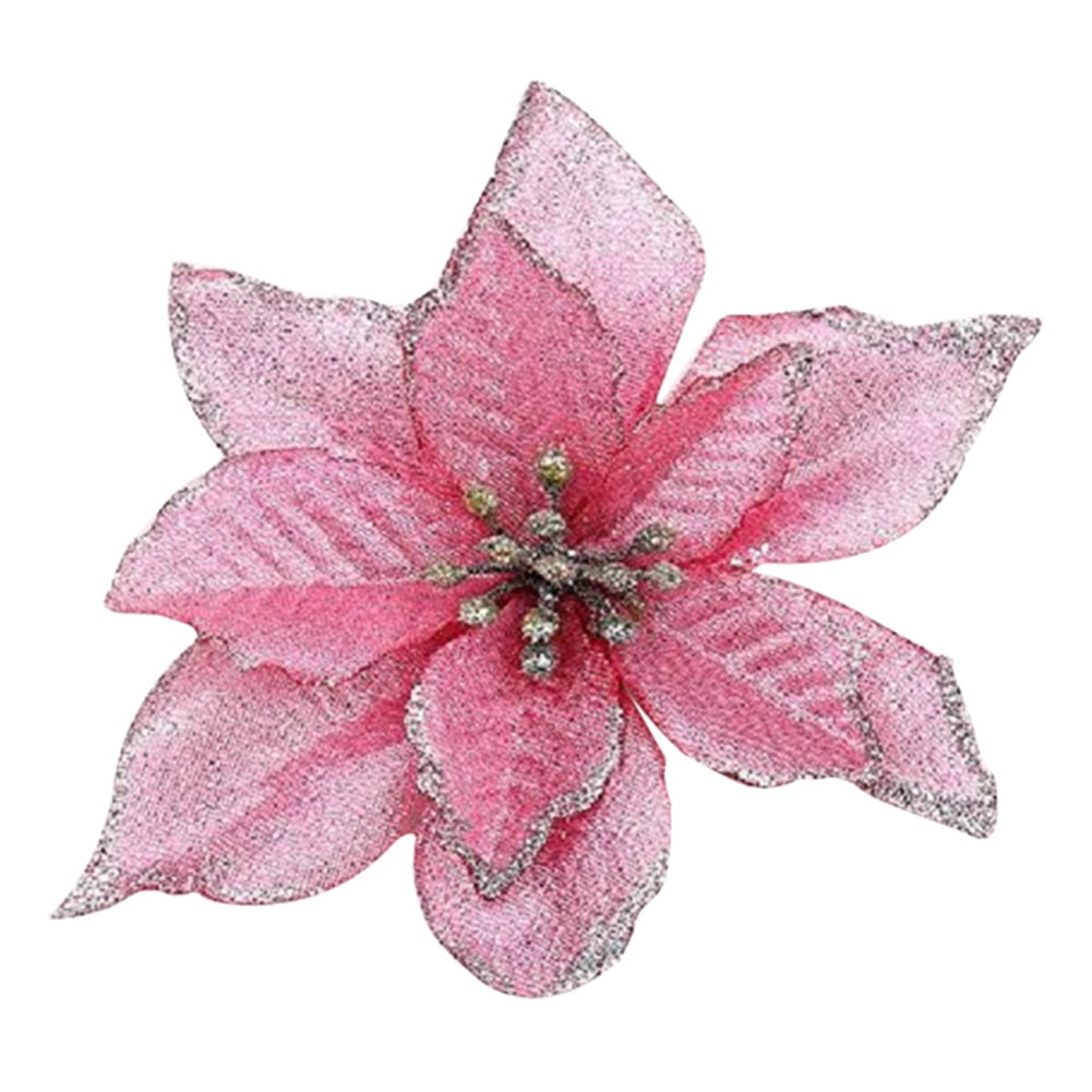 AkoaDa 20PCS Artificial Christmas Flowers Christmas Poinsettia