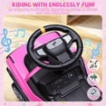 thumbnail image 4 of iYofe Toddler Ride On Car 1-3, Licensed Ford Bronco Raptor Foot to Floor Kids Car with Music & Horn, First Ride On Toy, Pink, 4 of 7