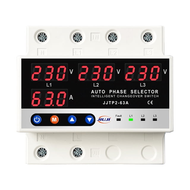 Multifunctional Automatic Reclosing Protector Electric Source Protecting Device Voltage Current Display Protecting Values Settable Limiting Protective Meter