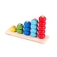 thumbnail image 4 of Juguetes apilables de madera para clasificar colores, juguetes sensoriales, anillos de arcoíris, material didáctico, preescolar, educativo, regalo, 4 of 9