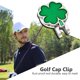 thumbnail image 3 of Marcador de pelotas de golf Clip para gorra Golf Putting Cap Clips Accesorios de golf (Plata), 3 of 9