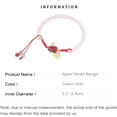 thumbnail image 2 of 14K Gold Jade Bangle, Agate Rabbit Bangle, Mother's Day, Birthday Gift for Mother, Wife, Girlfriend, 2 of 4
