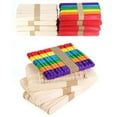 thumbnail image 3 of Coofit 100PCS Kids Ice Cream Stick DIY Safe Creative Wooden Popsicle Stick Ice Pop Stick, 3 of 10
