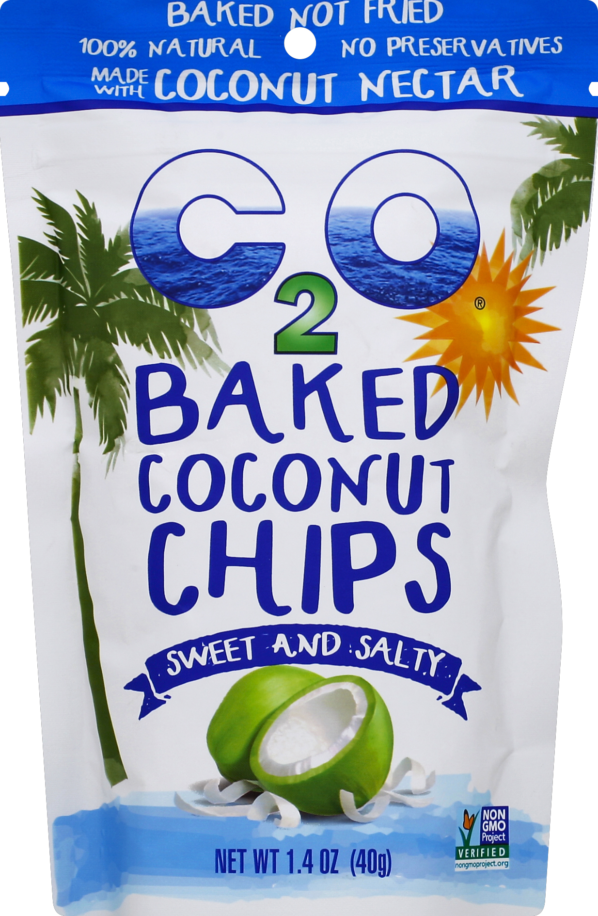 C2O Pure Coconut Water C2O Coconut Chips, 1.4 oz