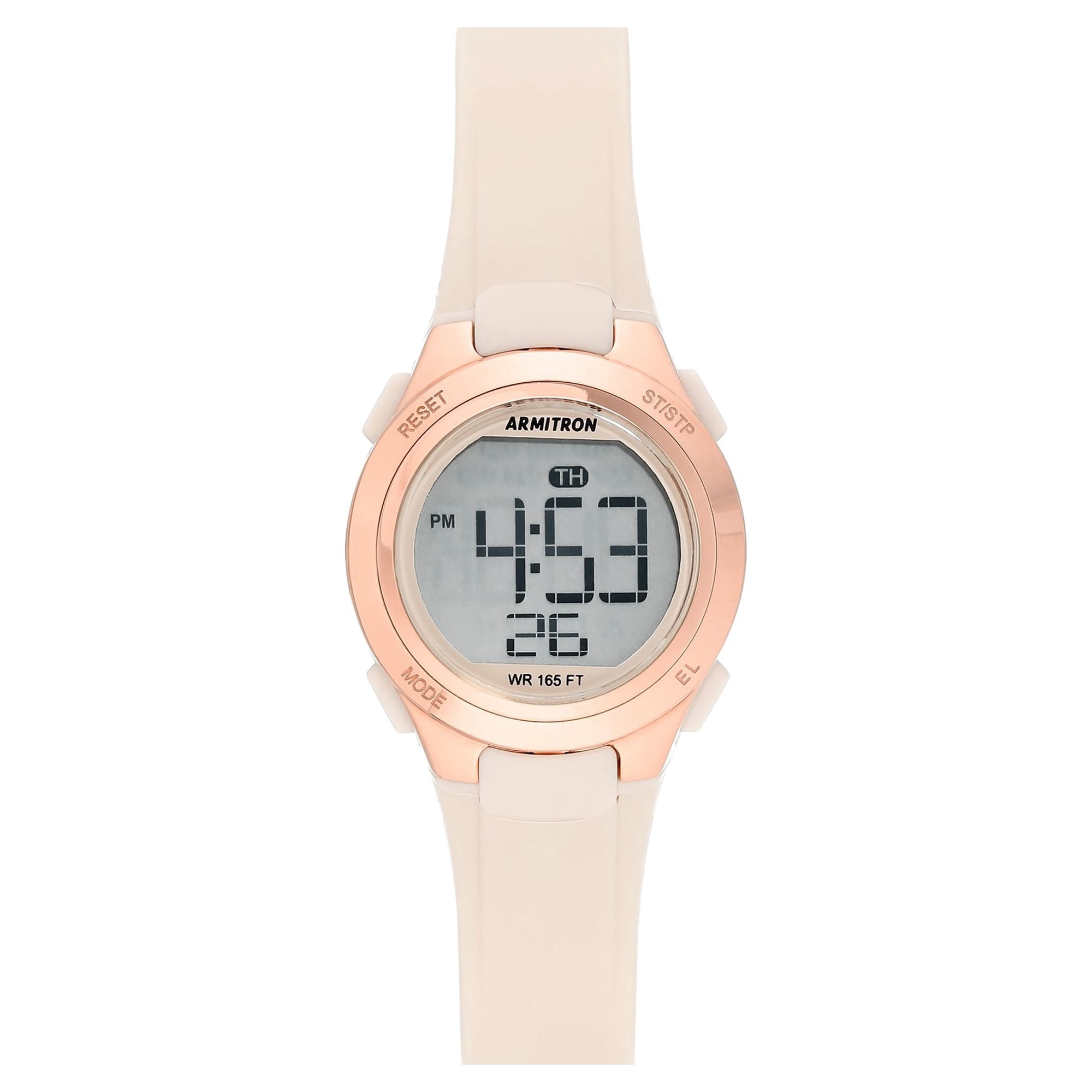 Armitron Unisex Rose Gold/Blush Digital Sport Watch