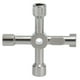 thumbnail image 2 of Llaves De Gabinete, Llave Cruzada De Utilidad, Aleación De Zinc Multifuncional Para Mantenimiento, 2 of 7
