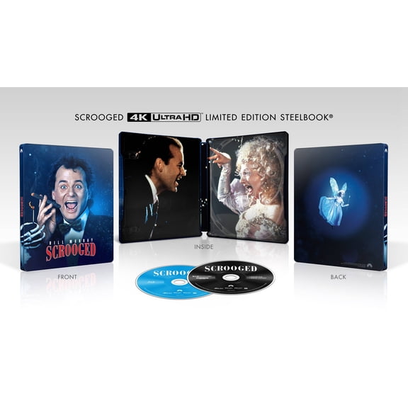 Scrooged (Steelbook) (4K Ultra HD Blu-ray Digital Copy) Paramount, Comedy
