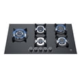 thumbnail image 1 of Parrilla A Gas 5 Quemadores Panel De Vidrio Templado Avera Digital VT5B, 1 of 11
