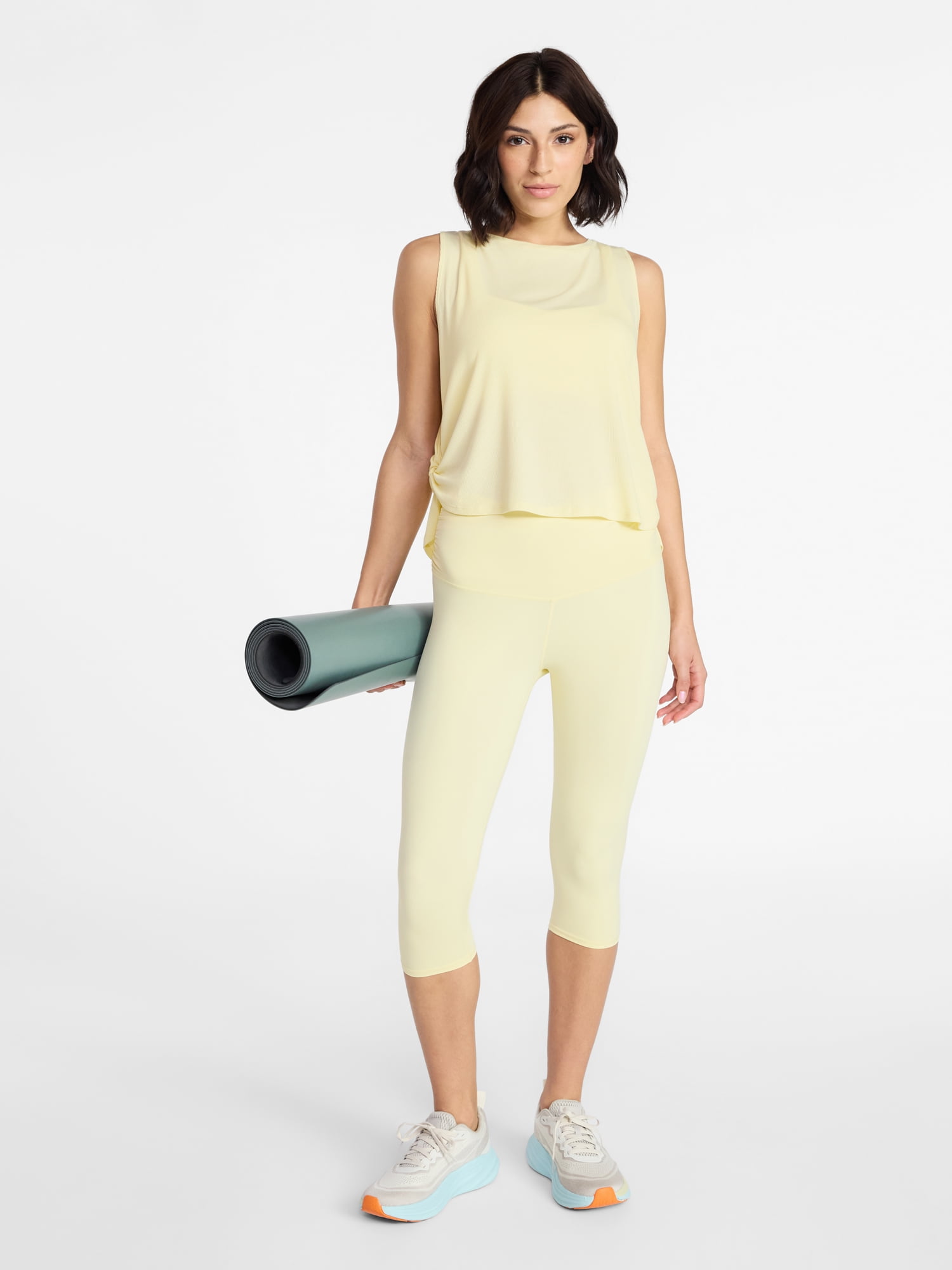 Avia Women's Side Knot Color Tank Top, Sizes XS-XXXL
