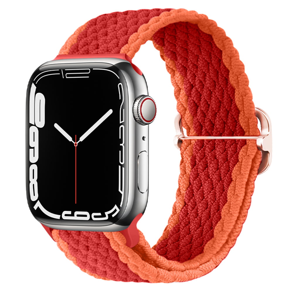For Apple watch band 44mm 40mm 45mm 49mm 41mm 45 mm correa Braided Solo  Loop bracelet iWatch series 8 3 se 5 6 7 Ultra Strap