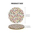 thumbnail image 5 of Xecao Ice Cream Popsicles for MDF Cork Coaster 4 Pcs,Drink Coasters,Suit for House Warming Gifts New Home ,Coffee Table Decor-Round Shape, 5 of 7