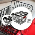 thumbnail image 1 of Colaxi Bicycle Basket Rear Bike Basket with Mounting Hardware Sturdy Universal Cycling Accessory Multifunctional for Outdoor Camping with Lid, 1 of 8