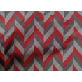 thumbnail image 4 of oneOone Coton Cambric Tissu Rouge Rayures Matière de Robe Tissu Imprimé Tissu au Mètre 56 Pouces Wide-H36, 4 of 5