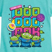Toy Story 4 - Aliens Ooo Stacked - Toddler & Youth Girls Short Sleeve Graphic T-Shirt