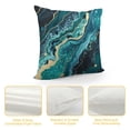 thumbnail image 4 of Fenyluxe Marbled Surface Abstract Painting Pillow Cases with Zipper Home Decor for Living Room Bedroom Bed Cushion Outdoor Aesthetic Decorative 1PC 12x12in, 4 of 5