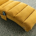 thumbnail image 6 of Linen Massage Chaise Lounge Indoor,Ergonomic Electric Lounger with 5 Vibration Modes, Remote Control, 300LBS Capacity, Multi-Purpose Cushion & Side Pocket for Office, Living Room, Bedroom,Mustard, 6 of 9