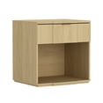 thumbnail image 6 of Clive Mid-Century Modern 22" Nightstand in Natural Oak (1-Drawer), 6 of 9