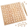 thumbnail image 2 of Clip de Beads Aprendizaje Interactivo de Desarrollo Matemáticas Montessori Juguete Puzzle Juguete para Adultos 4-6 Sunnimix Playset de cuentas de madera, 2 of 8
