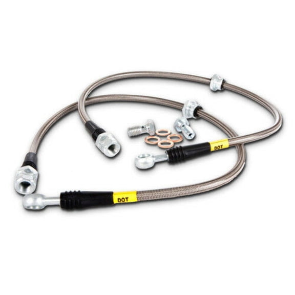 Brake Hydraulic Hose-RWD Front Stoptech 950.63003 Fits select: 2010 DODGE CHARGER SXT, 2005 CHRYSLER 300C