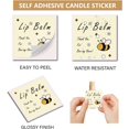thumbnail image 2 of 80Pcs Labels for Lip Balm Coated Paper Paster Honey Bee Square Tubes Lip Balm Labels Stickers Natural Homemade Self-Adhesive Stickers Logo, 2 of 9