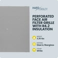 thumbnail image 2 of Hart & Cooley Steel Perforated Face, Return Air Filter Grille with R4.2 Molded Insulation, 2 of 8