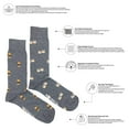 thumbnail image 2 of Friday Sock Co. Men's Whiskey & Glass Mismatched Socks, 2 of 4