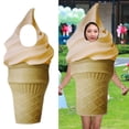 thumbnail image 1 of Traje de comida decorativa de disfraz de helado de Halloween para el juego de roles de fiesta temática , Para Adultos, 1 of 8
