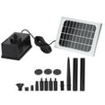 thumbnail image 1 of Solar Pond Fountain, 1.8W 9V Solar Brushless  Solar  Fountain, Intelligent For Water Cycle, 1 of 8