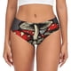 thumbnail image 1 of Fotbe Red Mushrooms Calzones Estampados para Mujer – Ropa Interior de Algodón, Cómoda, Suave y Elástica-Medium, 1 of 6