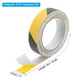 thumbnail image 2 of Uxcell 1 Inch x 16 Ft Anti Slip Traction Tape, Non-Slip Grip Tape for Stairs Steps Scooter Deck, Yellow and Black, 2 of 6