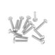 thumbnail image 4 of Tornillos de estrella plana, 50 piezas M2.5 Serie 304 Tornillos de estrella de cabeza plana Tornillos de estrella Diseño aerodinámico, 4 of 7