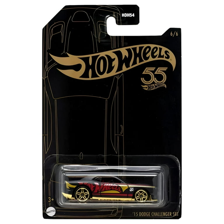 CHALLENGER3点セット Hot Wheels '15 Dodge Challenger SR 2023 55th Anniv Black, Yellow